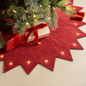 Килимок-спідниця під ялинку Livarno Home Red (NY4439130820250)