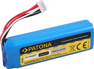 Акумулятор PATONA для колонки JBL Charge 2+ MLP912995-2P (4055655183918)