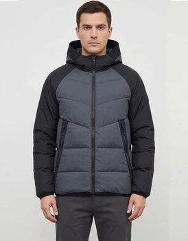 Мужская куртка EA7 Emporio Armani в синем цвете - размер 29/58 (3XL)(7M002785/UB086/AF26223)