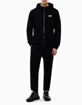 Мужской спортивный костюм EA7 Emporio Armani в черном цвете - размер 26/52 (L)(8NPV68/1200/PJVTZ)
