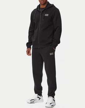 Мужской спортивный костюм EA7 Emporio Armani в черном цвете - размер 28/56 (2XL) (7M002233/UC001/AF21822)