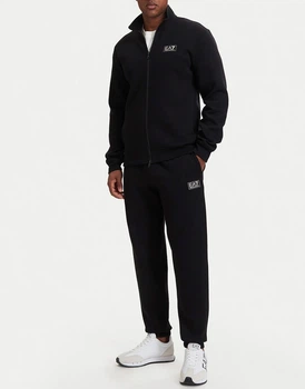 Мужской спортивный костюм EA7 Emporio Armani в черном цвете - размер 26/52 (L)(7M002236/UC001/AF218222)