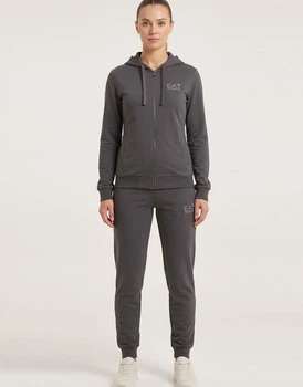 Женский спортивный костюм EA7 Emporio Armani в темно-сером цвете - размер 25/50 (M)(7W001948/U8117/AF10443)