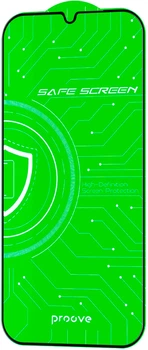 Защитное стекло для смартфона Samsung Galaxy A24 Proove Safe Screen Black (676060001)
