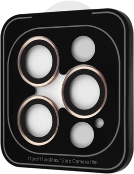 Защитное стекло для камеры смартфона Apple iPhone 11 Pro/11 Pro Max/12 Pro Proove Achilles Gold (569560014)