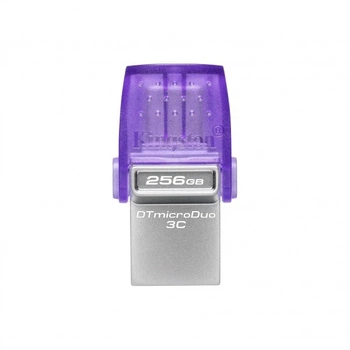 Флеш-накопичувач Kingston USB 3.2 DT microDuo 3C 256GB (Type-A/Type-C) (200Mb/s) (24591)