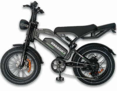 Електровелосипед Crosser 777 48V 500W 15Ah Літієва батарея Фетбайк 20x4.0 Гідравлічні гальма