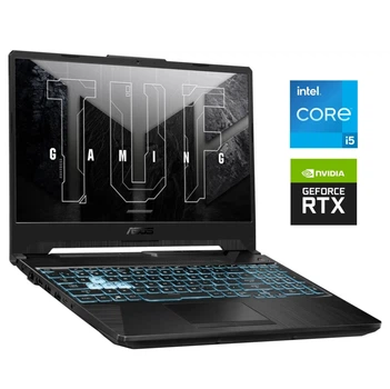 Игровой ноутбук Б-класс Asus TUF Gaming F15 FX506HF / 15.6" (1920x1080) IPS / Intel Core i5-11400H (6 (12) ядер по 4.5 GHz) / 16 GB DDR4 / 512 GB SSD NVMe / nVidia GeForce RTX 2050, 4 GB GDDR6, 64-bit / WebCam б/у