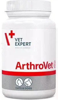 Vet Expert ArthroVet для підтримання фукції хрящів і суглобів у котів та собак, 60 табл