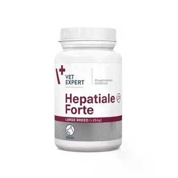 Vet Expert Hepatiale Forte Large Breed для підтримання та захисту функцій печінки у собак великих порід, 40 таблеток