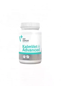 VetExpert KalmVet Advanced для зменшення симптомів стресу у собак та котів 60 табл