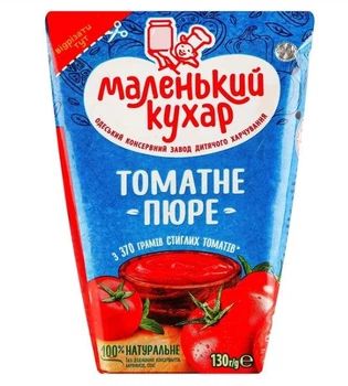 Томатное пюре Маленький повар 0.130г