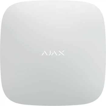 Интеллектуальный центральный узел Ajax Hub 2, gsm, ethernet, jeweller, беспроводной, белый.