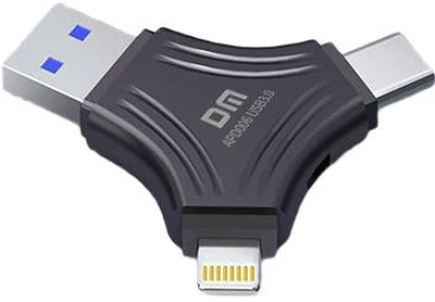 Флеш пам'ять USB DM APD006 128GB USB 3.2 Gen1 + Type-C + Lightning