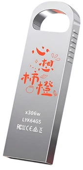 Флеш память USB HP 256GB USB 3.2 Gen1 Orange цельнометаллический корпус