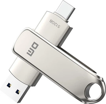 Флеш пам'ять USB DM PD189 512GB USB 3.2 Gen1 + Type-C