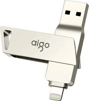 Флеш пам'ять USB Aigo U350 64GB USB 3.2 Gen1 + Type-C