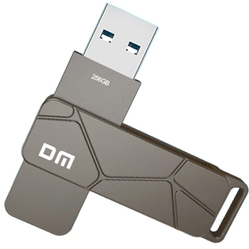 Флеш память USB DM PD197 256GB USB 3.2 Gen1 Black-Gold