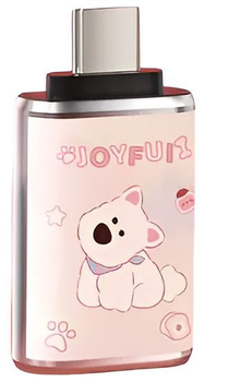 Флеш пам'ять USB HP 32GB USB 3.2 Gen1 Pink вест-хайленд, перехідник Type-C