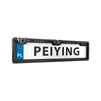 Автомобільна камера заднього виду Peiying з датчиком паркування в рамці номерного знака (PY0105P)