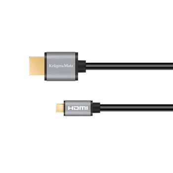 Кабель HDMI - micro HDMI 1.8m Krüger&Matz Basic (KM1238)