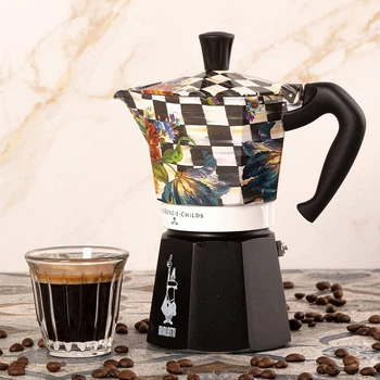 Гейзерная кофеварка Bialetti Moka Express Mackenzie-Childs, 6 чашек