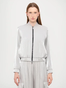Бомбер женский Armani Exchange 10551738 XL Серый (1162830753)