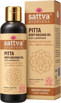 Olejek do masażu Sattva Ayurveda Pitta naturalny 200 ml (5903794187474)