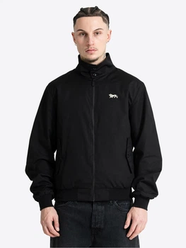 Бомбер чоловічий Lonsdale ODDINGLEY 118003-8323 (L) Black/Ecru (4070376018059)