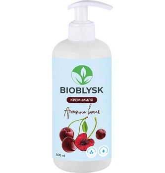 Рідке мило з Дозатором Bioblysk Ароматна вишня 500мл
