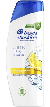 Шампунь проти Лупи Head&Shoulders Anti-Dandruff Shampoo Citrus Fresh Microbiome Хедн Шолдерс для жирного волосся Цитрус 400мл