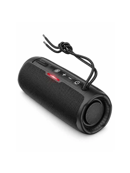 Беспроводная портативная колонка 10 Вт Bluetooth 5.3 с FM-радио USB и влагозащитой IPX4 для ванной и путешествий Черная (37261570)