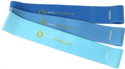 Набор резинок для тренировок HMS Premium GU04 Mix Set Pro II 17-33-104 (5907695537819)