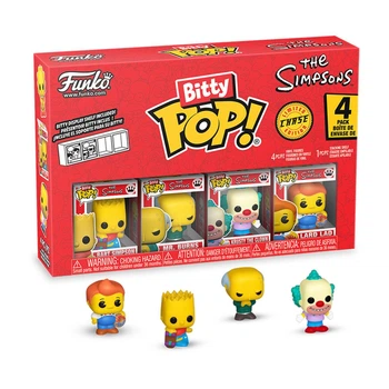 Набор игровых фигурок Funko Bitty POP! Симпсоны Барт 4 шт мини-фигурки винил 85707