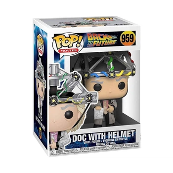 Игровая фигурка FUNKO POP! Назад в будущее Док в шлеме Doc Brown in Helmet 9 6 см 46914
