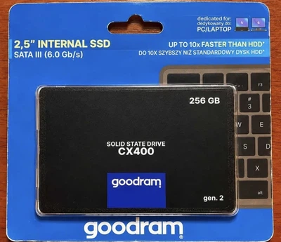 Накопичувач SSD 2.5 Sata3 GOODRAM CX400 Gen2 256gb