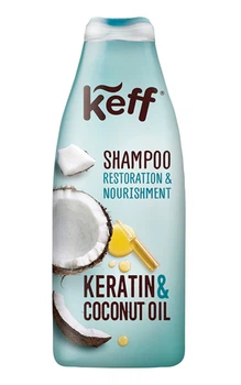 Шампунь для волос с кератином и кокосовым маслом Keff Keratin & Coconut Oil Shampoo 500 мл