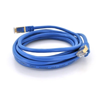 Патч-корд литой Ritar YG201 FTP, RJ-45, Cat.6, 2,0 м, синий