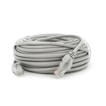Патч-корд литой Ritar YG221 CCA, UTP, RJ-45, Cat.5e, 10 м, серый