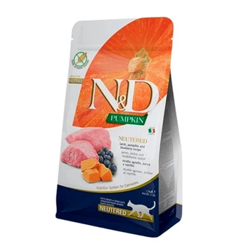 Сухий корм Farmina N&D Grain Free Neutered Adult ягня, гарбуз і чорниця для котів — 1.5 кг 180 822
