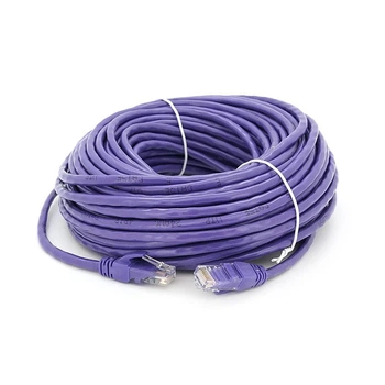 Патч-корд литой Ritar YG296 UTP, RJ-45, Cat.5e, 25 м, фиолетовый, Cu (медь)