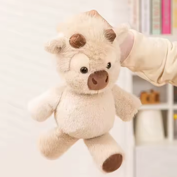 Игрушка «Бегающий телёнок» 45 см, бежевый