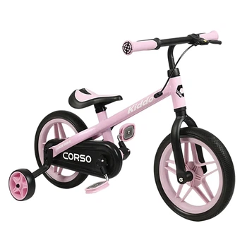 Велосипед-велобег 2в1 Corso Kiddo розовый 63305