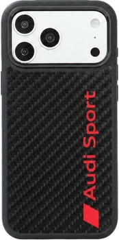 Etui plecki Audi R8 Carbon Fiber MagSafe do Apple iPhone 18 Pro Max/17 Pro Max Black (AUS-TPUPCMIP18PM-R8/D2-BK)