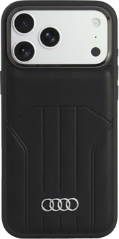 Etui plecki Audi Synthetic Leather Case MagSafe do Apple iPhone 18 Pro Max/17 Pro Max Black (AU-TPUPCMIP18PM-Q5/D1-BK)