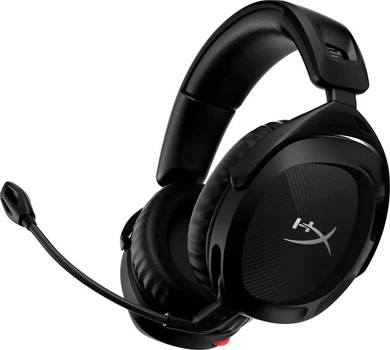 Навушники бездротові HyperX Cloud Stinger 2, Black, USB 2.4GHz, мікрофон з шумопоглинанням, динаміки 50 мм, вбудований регулятор гучності, акумулятор (676A2AA)