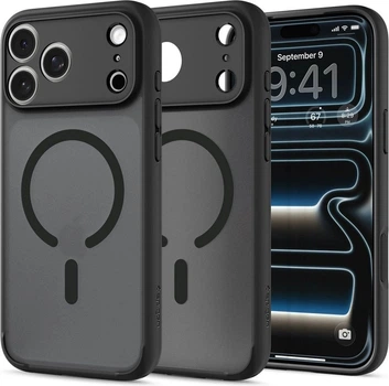 Etui plecki Spigen Ultra Hybrid MagSafe Case do Apple iPhone 18 Pro Max/17 Pro Max Frost Black (ACS12123)