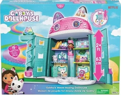 Ігровий набір Spin Master Gabby's Dollhouse: Мяу Чудовий ляльковий будиночок 6078219 (681147155350)