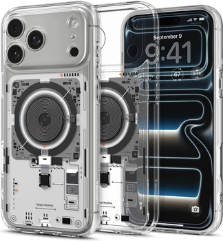 Панель Spigen Ultra Hybrid MagSafe Zero One Case для Apple iPhone 18 Pro Max/17 Pro Max Transparent (ACS12129)