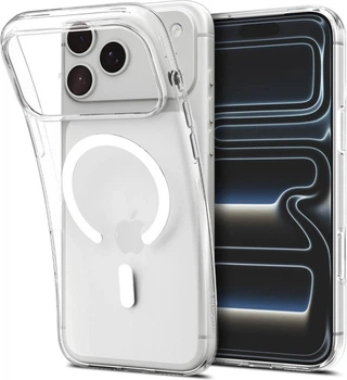 Панель Spigen Liquid Crystal MagSafe Case для Apple iPhone 18 Pro Max/17 Pro Max Clear and White (ACS12143)